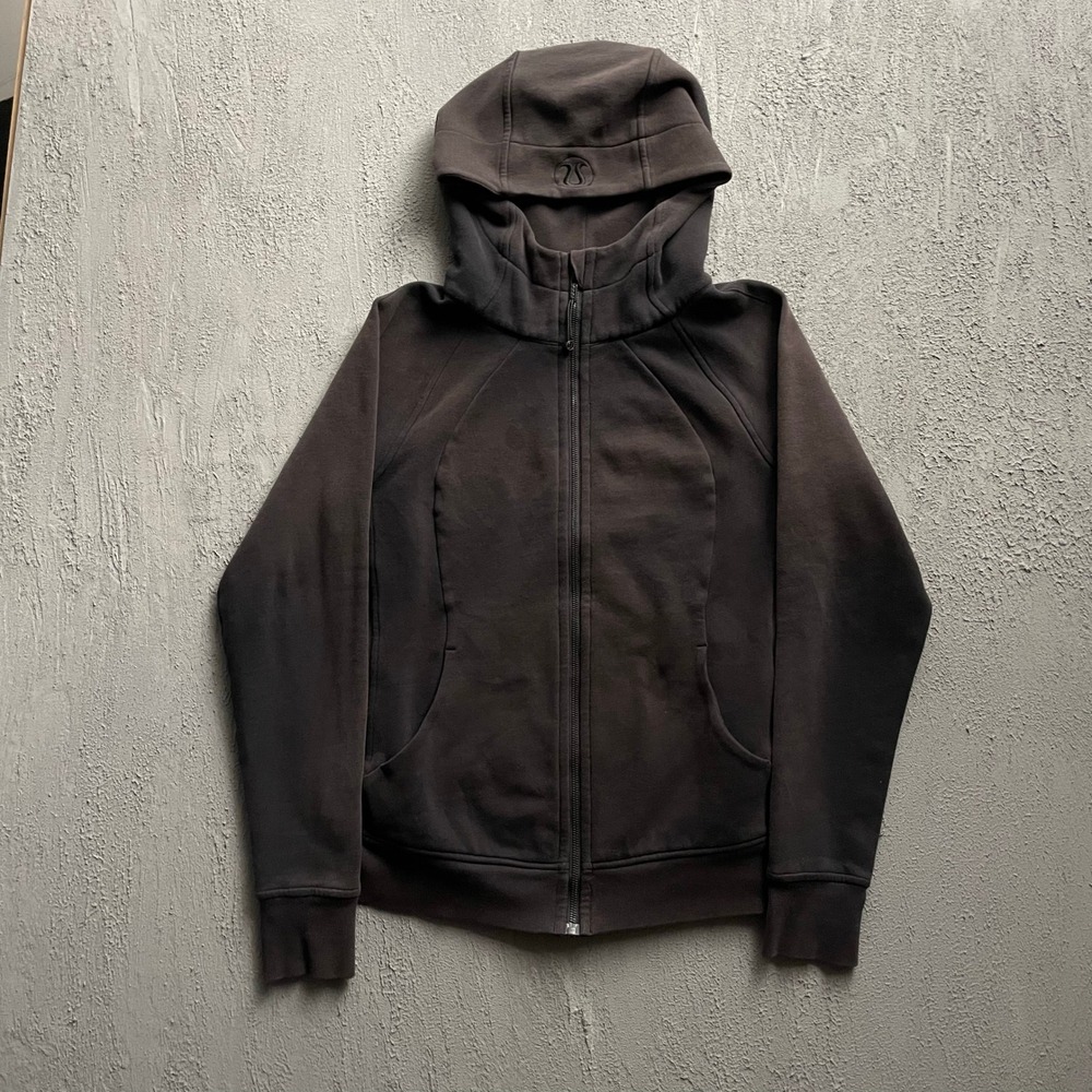 Lululemon Scuba Full Zip Hoodie Women Medium Black